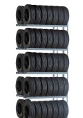 ADDER | 80 Tire Double Row Automotive Storage Shelving | 5 Shelves